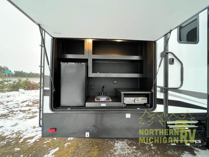 East to West Outdoor Kitchen